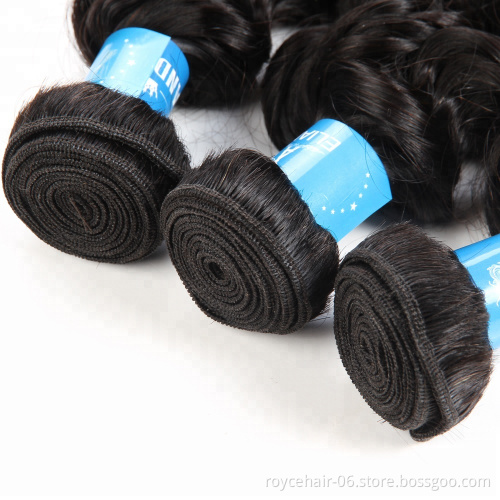 Royce 10A 11A Grade Wholesale Price 100% Peruvian Human Hair Bundles deep wave